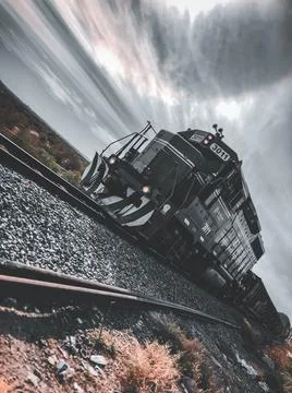 Bullet Train in movement Stock Photos