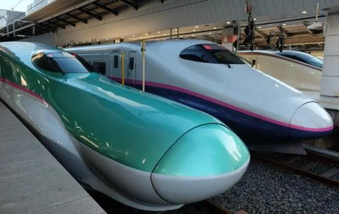 Bullet train Stock Photos