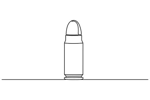 Bullet vector icon line template Editable stroke Stock Illustration