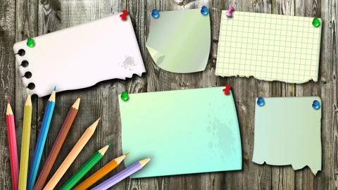 Bulletin board Stock Footage 135225866