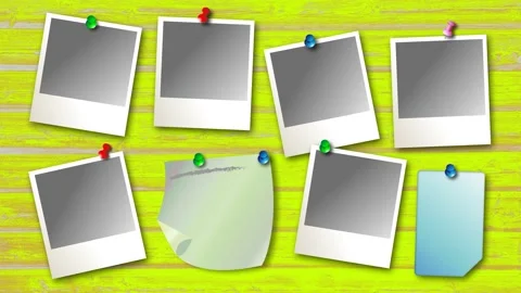 Bulletin board Stock Footage 135225914