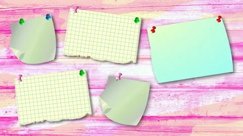 Bulletin board Stock Footage 135225916