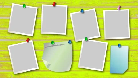 Bulletin board Stock Footage 135225962