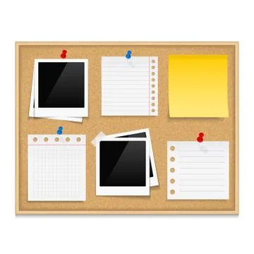 Bulletin Board Stock Illustration