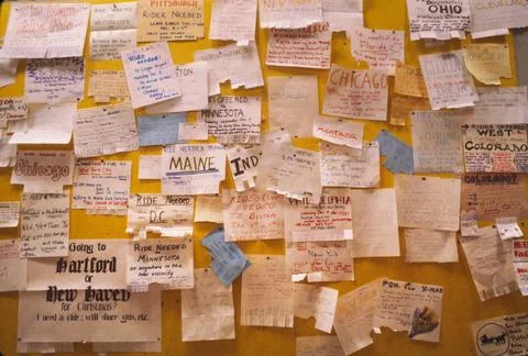 Bulletin Board Stock Photos