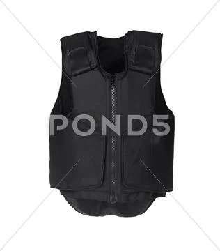Bulletproof vest. Isolated on white. Stock Photos