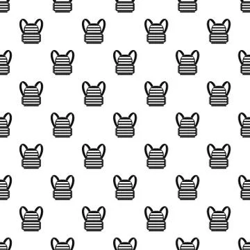 Bulletproof vest pattern, simple style 스톡 일러스트
