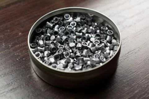 Bullets for an air rifle Stock Photos