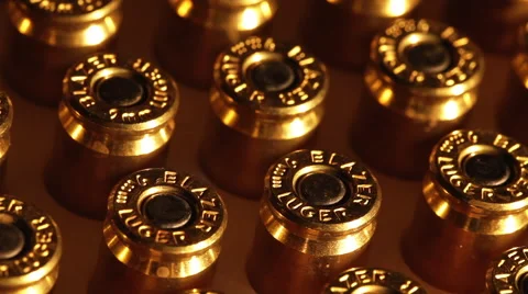 BULLETS IN AMMO TRAY Stock Footage 50306430