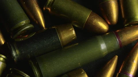 Bullets and Ammo Stock Footage 68452119