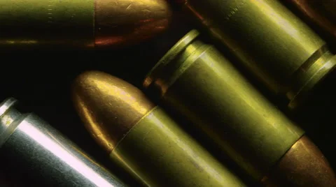 Bullets and Ammo Pan Stock Footage 68452772