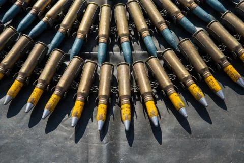 Bullets and missile Stock Photos