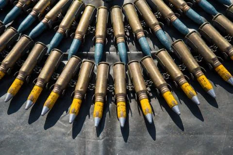 Bullets and missile Stock Photos