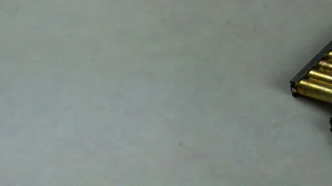 Bullets Assorted  Stock Footage 80922869