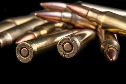 Bullets back Stock Photos