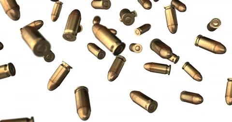 Bullets falling Stock Footage 82511849