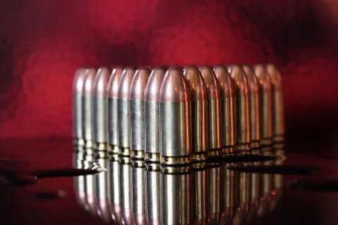 Bullets in formation Stock Photos