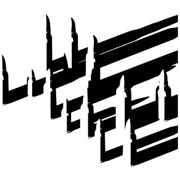 Bullets illustration Stock Illustration