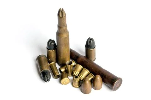 Bullets isolated Stock Photos