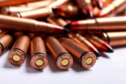 Bullets isolated Stock Photos