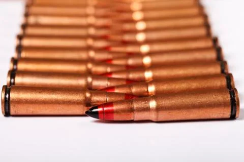 Bullets isolated Photos
