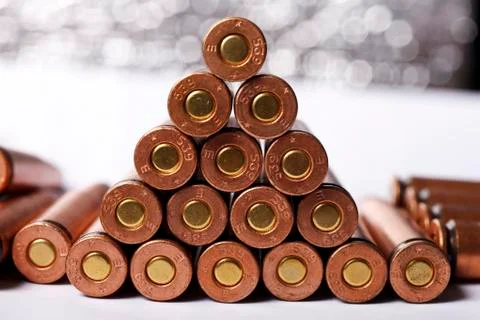 Bullets isolated Stock Photos