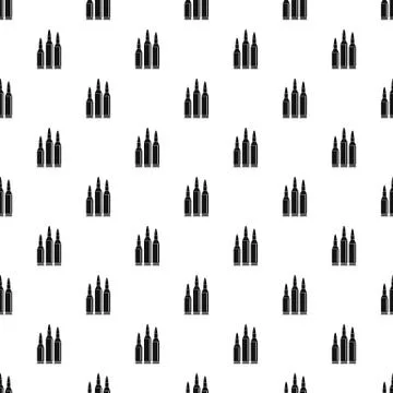 Bullets pattern, simple style Stock Illustration