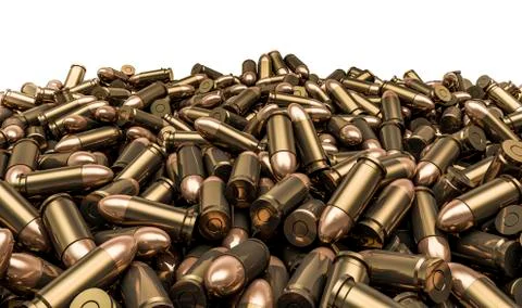 Bullets pile Stock-Illustration