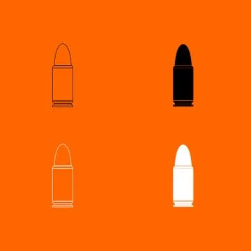Bullets simple icon . Stock Illustration