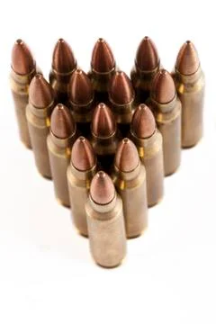 Bullets triangulation Stock Photos