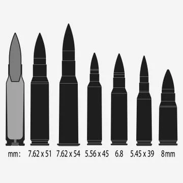 Bullets Vector illustration Illustrazione stock