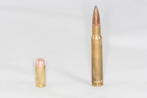 Bullets with white background Stock Photos