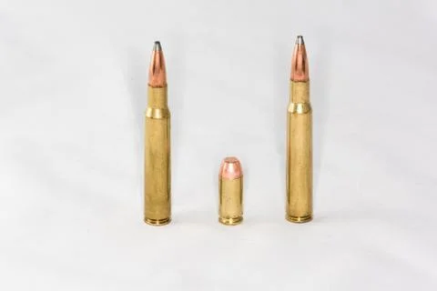 Bullets with white background Stock Photos