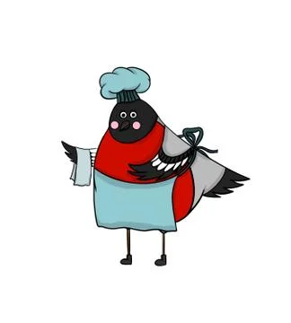 Bullfinch Stock Illustration