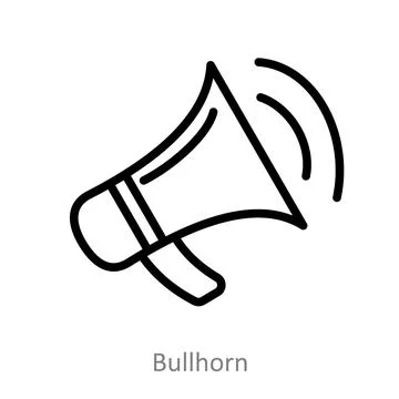 Bullhorn Stock Illustration