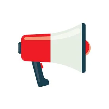 Bullhorn Vector Icon Illustrazione stock