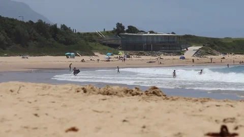 Bulli Beach Timelapse Stockbeeldmateriaal 71308532