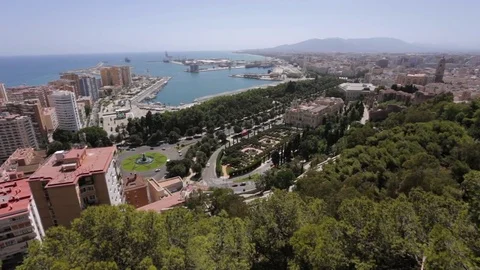 Bullring in Malaga 스톡 동영상 81014346