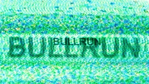 Bullrun Texture Noise Pattern Analog Glitch. Animation Stock Footage 267999556