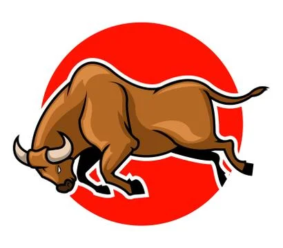 Bulls Illustrazione stock