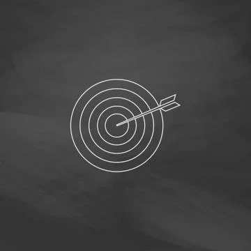 Bullseye computer symbol Stock Illustration