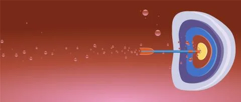 Bullseye Stock Illustration
