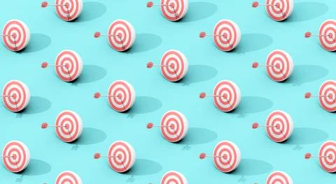 Bullseye pattern concept Stock Illustration