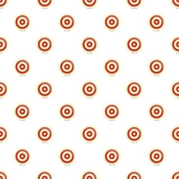 Bullseye targets creating a seamless pattern background texture 스톡 일러스트