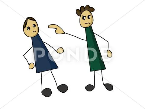 Bully child concept Stock Illustration