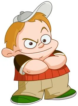 Bully kid Stock Illustration