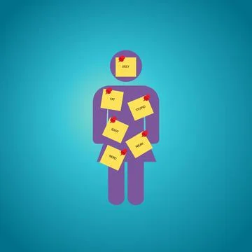 Bullying concept Stock Illustration