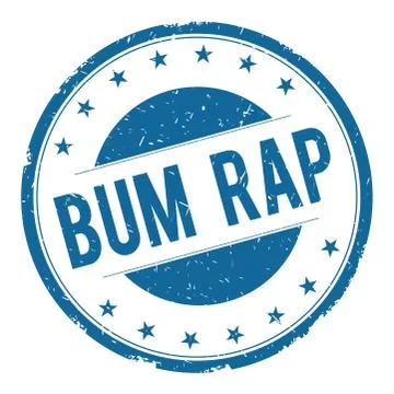 BUM RAP stamp sign Stock Illustration