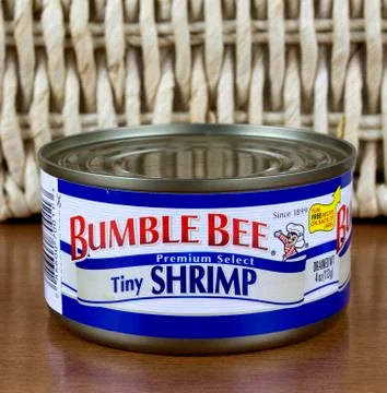 Bumble Bee shrimp 库存照片