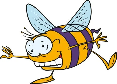 Bumblebee cute Stock Illustration